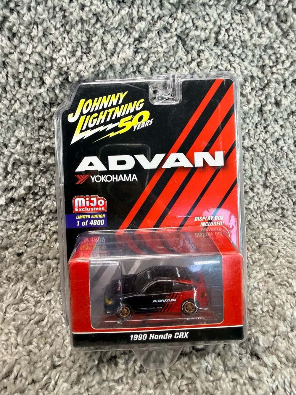 Johnny Lightning 50th Anniversary 1990 Honda CRX ADVAN Yokohama MiJo Exclusives